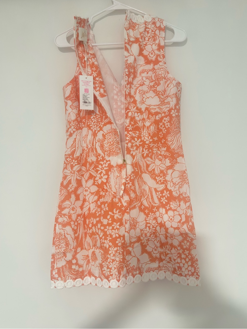 Sunset Orange Romey Shift Romper - Picture 8 of 8